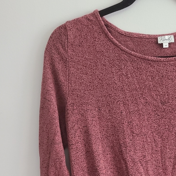 ✨️5 for $25✨️ Small Dusty Pink 3/4 Sleeve Shirt - Picture 2 of 4